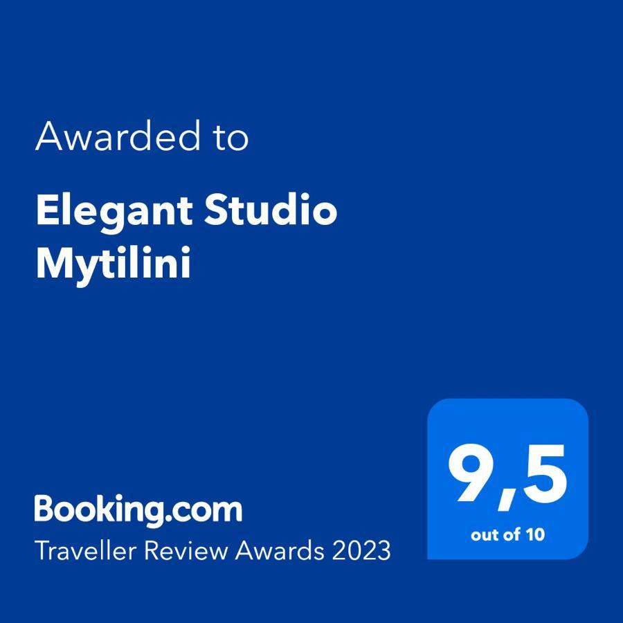 Elegant Studio Mytilini Lägenhet Exteriör bild